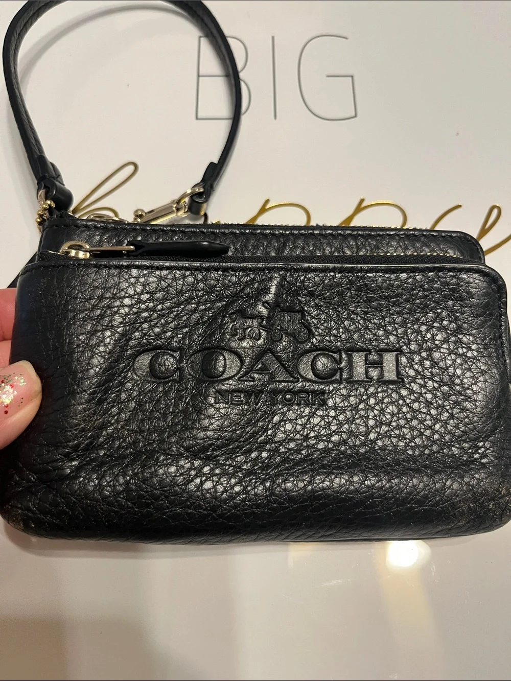 Coach compact wristlet